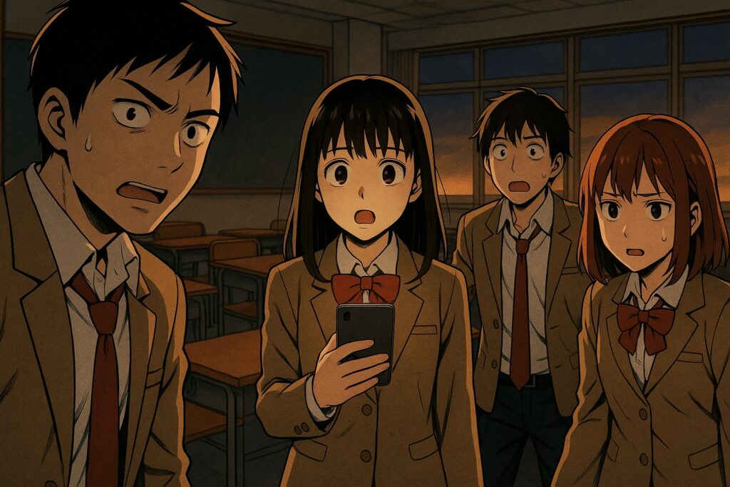王様ゲームの小説やアニメ