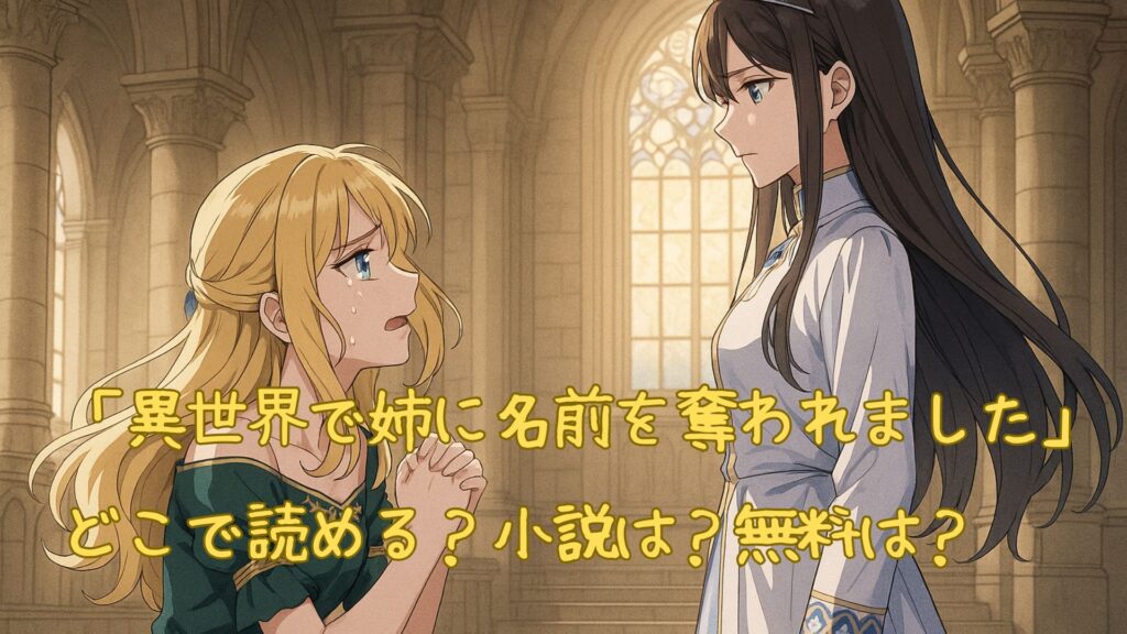 異世界で姉に名前を奪われましたはどこで読める