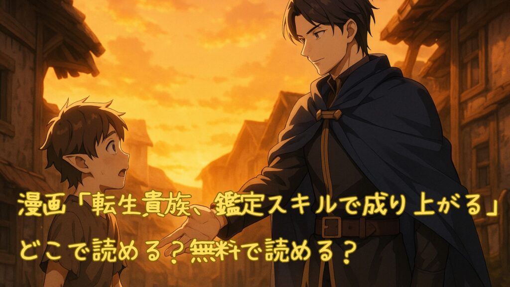 「転生貴族、鑑定スキルで成り上がる」はどこで読める