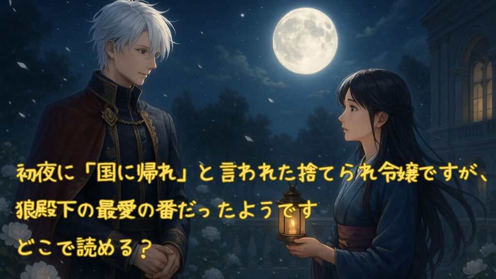 初夜に「国に帰れ」と言われた捨てられ令嬢ですが、狼殿下の最愛の番だったようです、はどこで読める