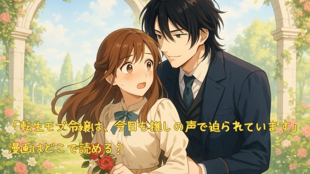 「転生モブ令嬢は、今日も推しの声で迫られています」の漫画はどこで読める