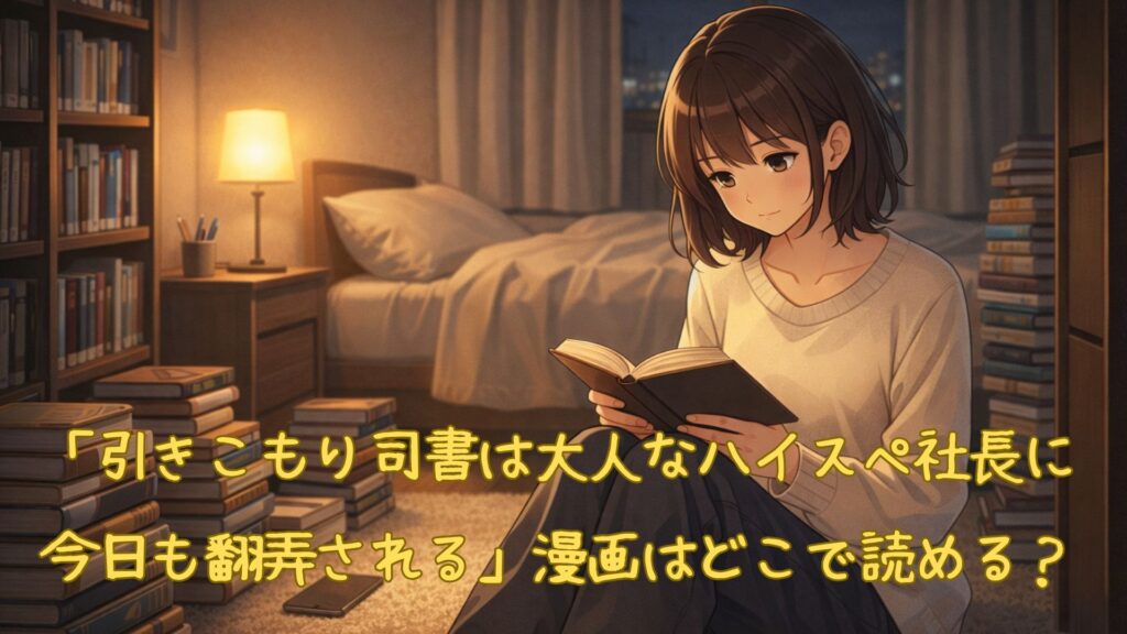 「引きこもり司書は大人なハイスペ社長に今日も翻弄される」の漫画はどこで読める