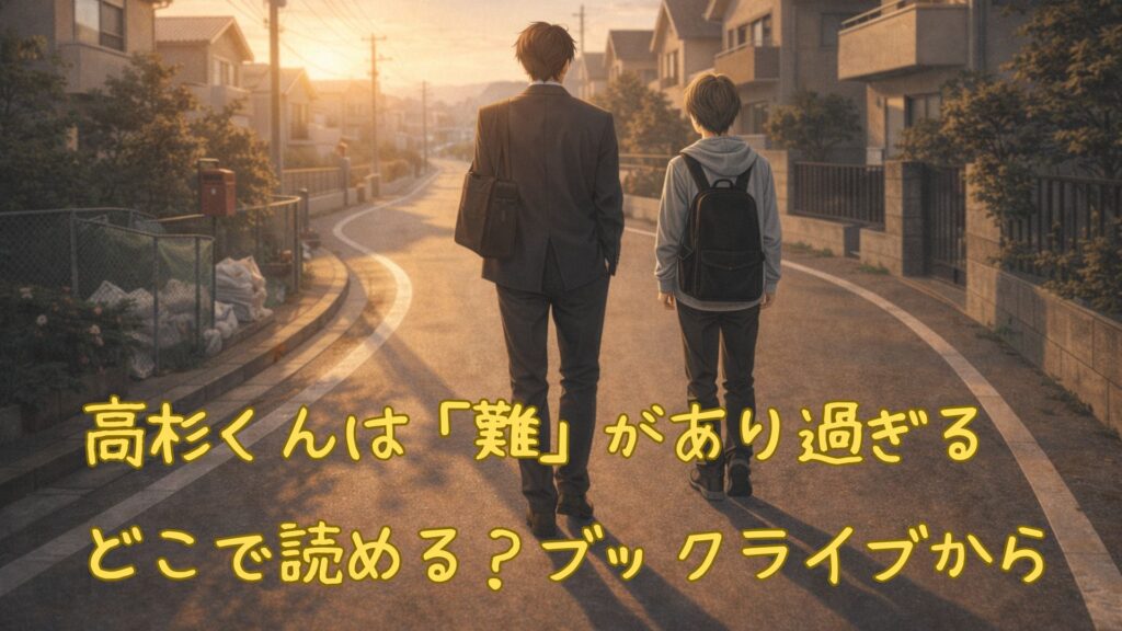 『高杉くんは「難」があり過ぎる』はどこで読める