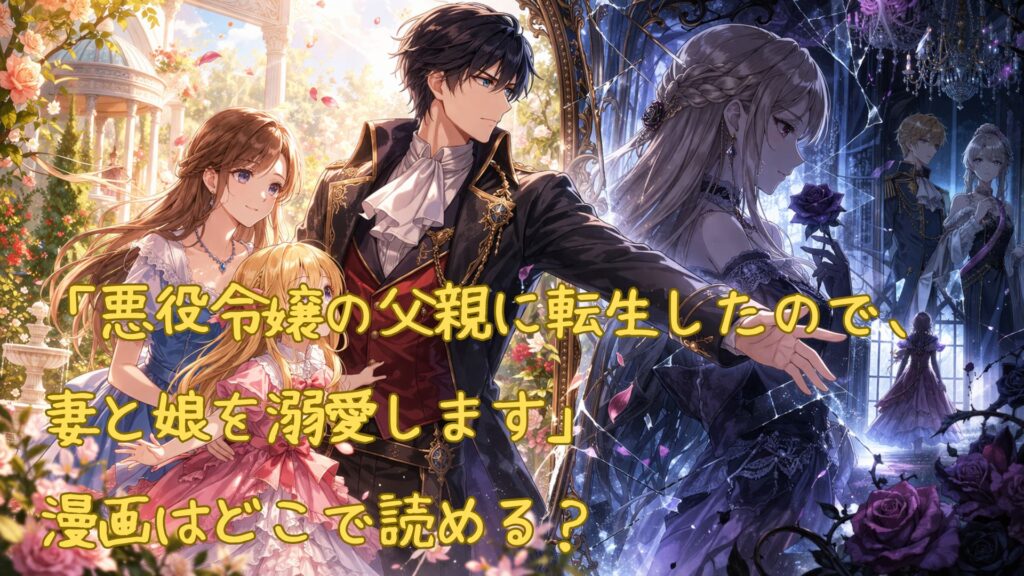 「悪役令嬢の父親に転生したので、妻と娘を溺愛します」の漫画版はどこで読める