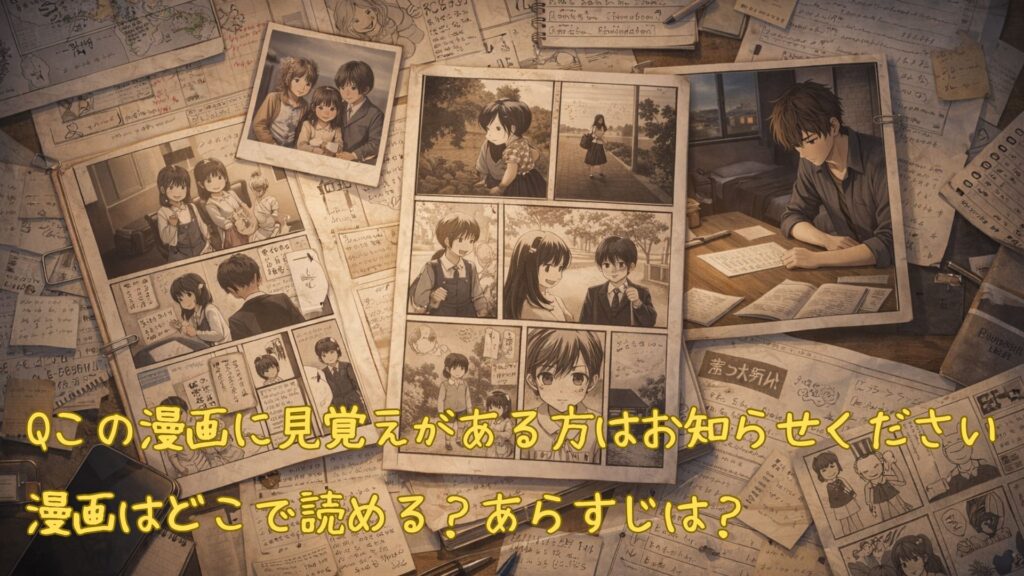 「Qこの漫画に見覚えがある方はお知らせください」の漫画はどこで読める