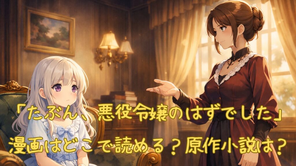 「たぶん、悪役令嬢のはずでした」の漫画はどこで読める？