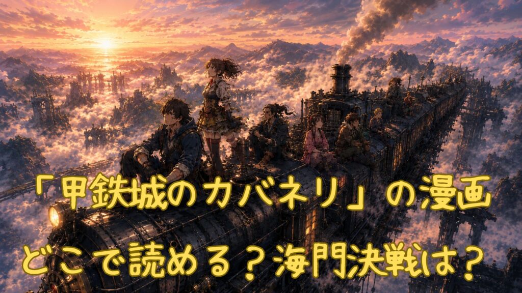 「甲鉄城のカバネリ」の漫画はどこで読める