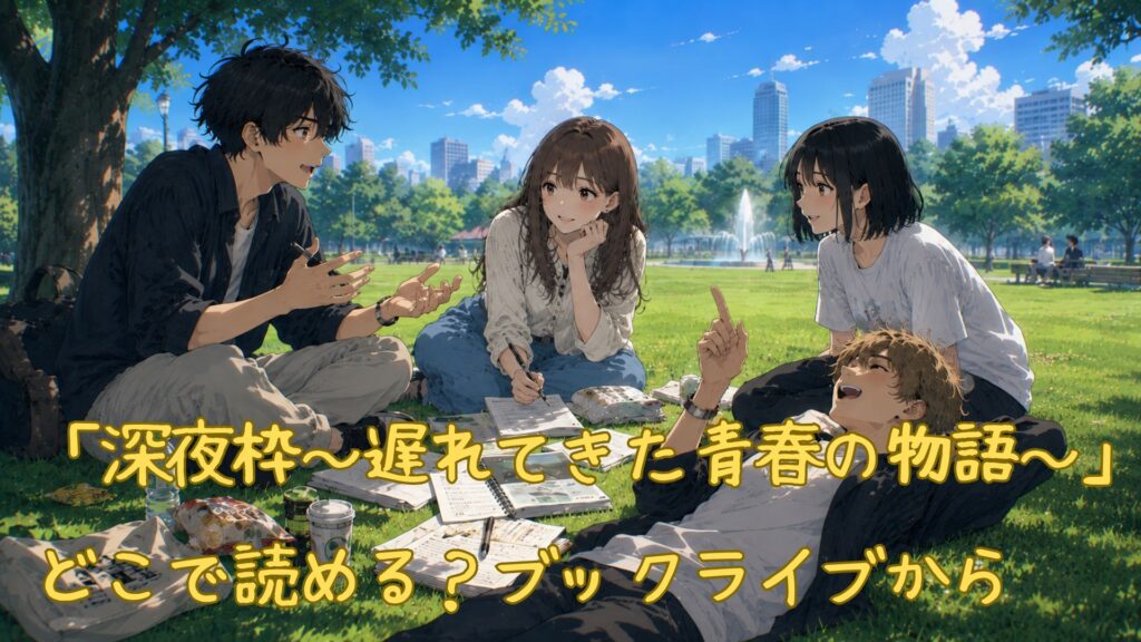 「深夜枠~遅れてきた青春の物語~」はどこで読める