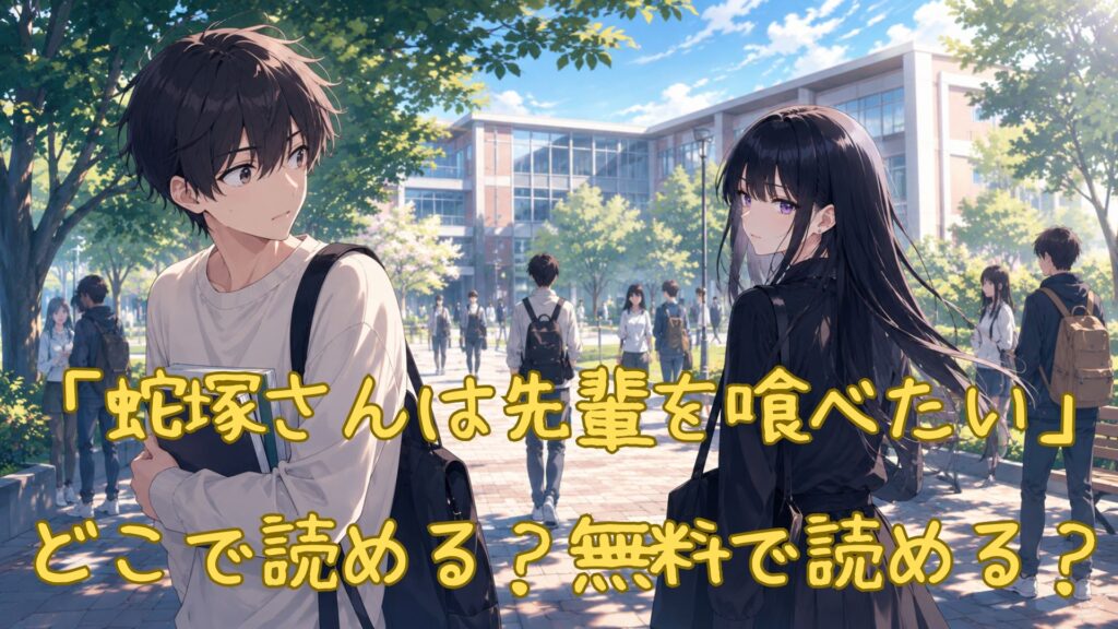 「蛇塚さんは先輩を喰べたい」はどこで読める