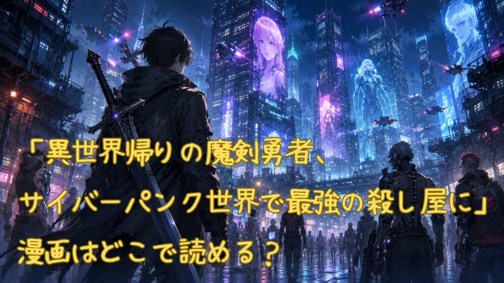 漫画「異世界帰りの魔剣勇者、サイバーパンク世界で最強の殺し屋に」はどこで読める