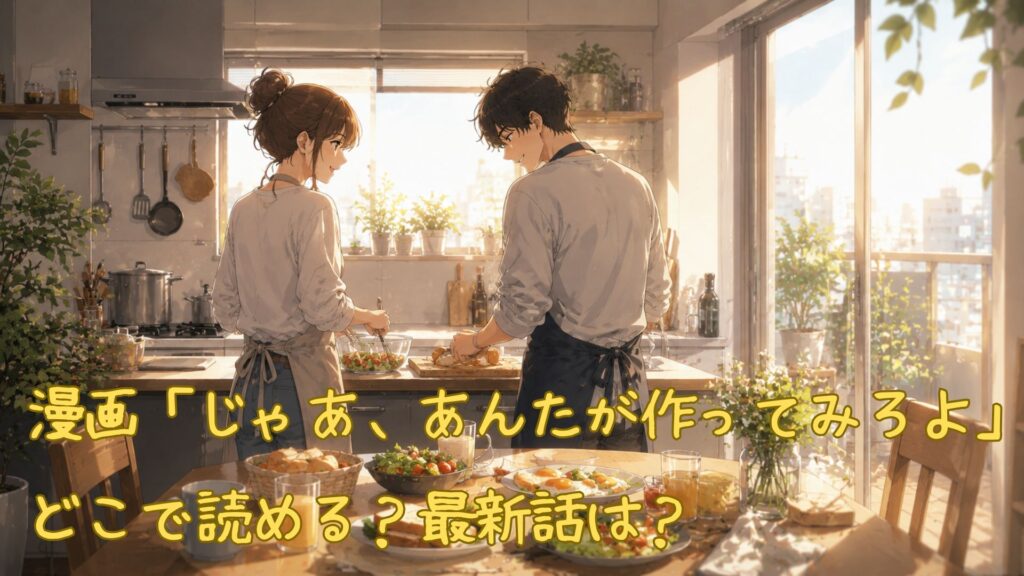 漫画「じゃあ、あんたが作ってみろよ」はどこで読める