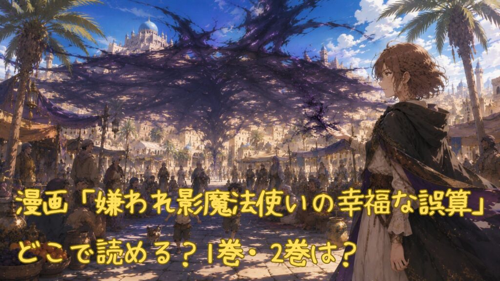 漫画「嫌われ影魔法使いの幸福な誤算」はどこで読める