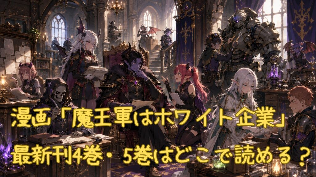 漫画「魔王軍はホワイト企業」の最新刊4巻・5巻