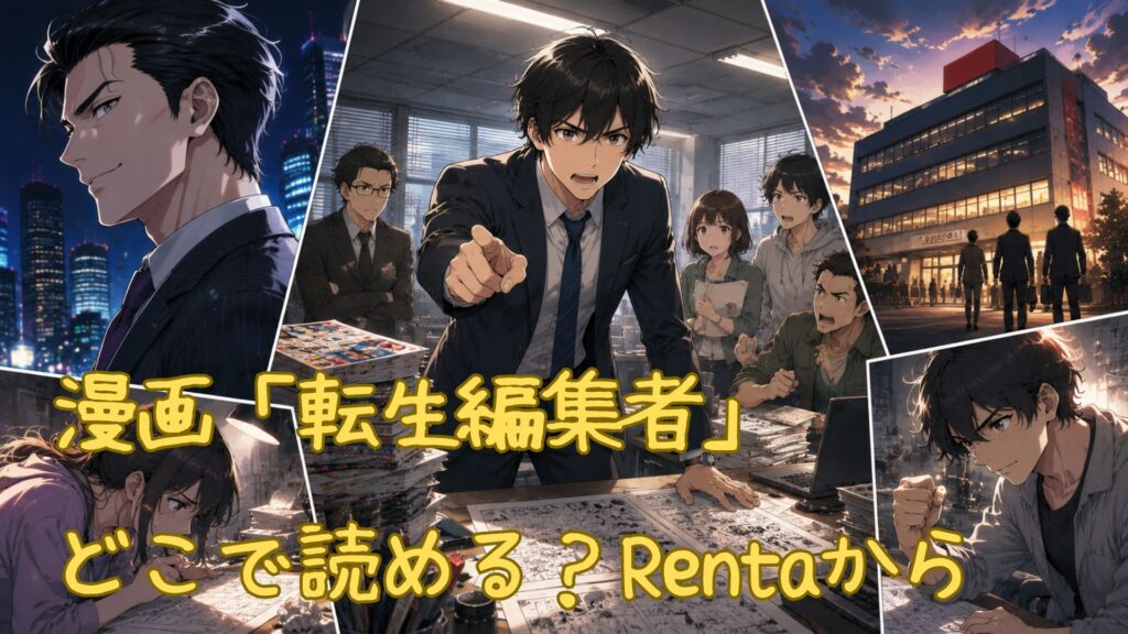 漫画「転生編集者」はどこで読める