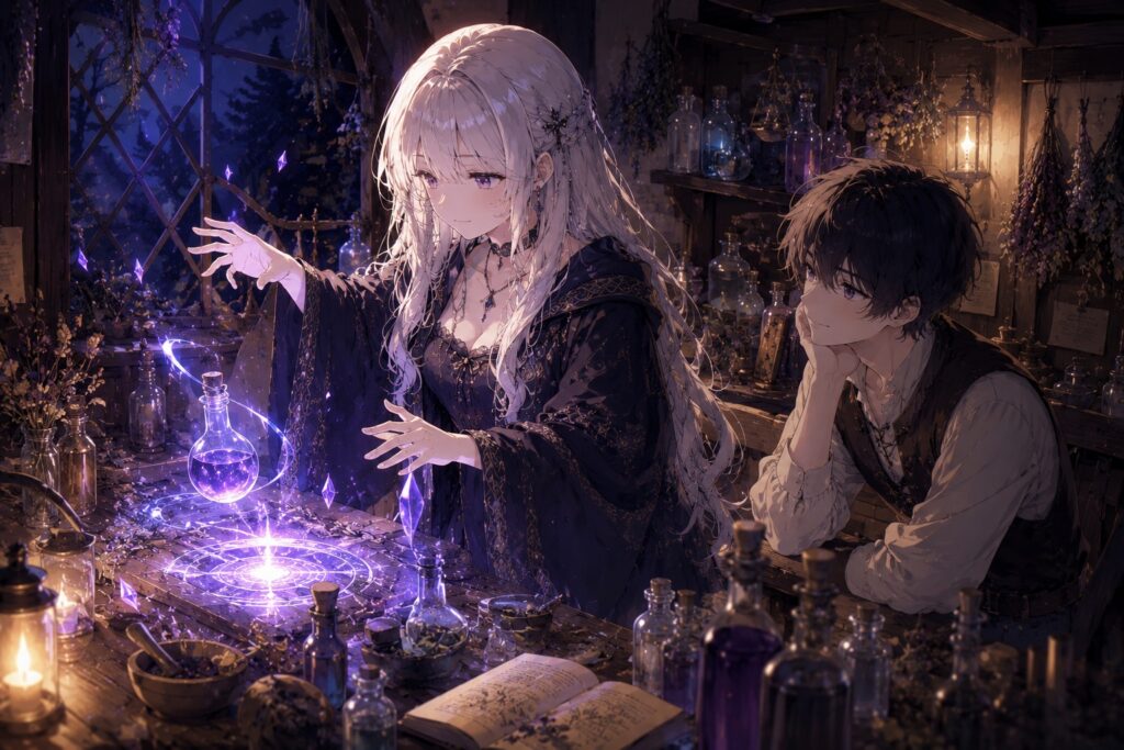 人里離れた地に住む魔女は少年を拾う