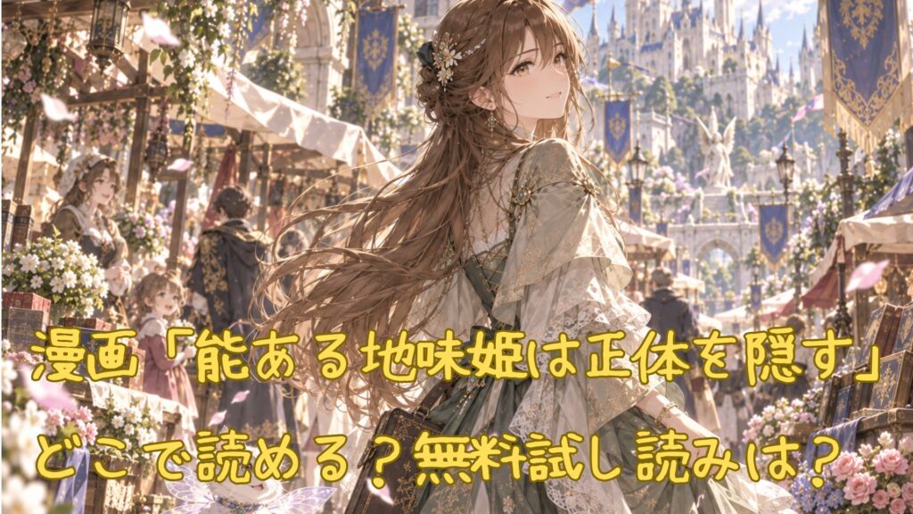 漫画「能ある地味姫は正体を隠す」はどこで読める