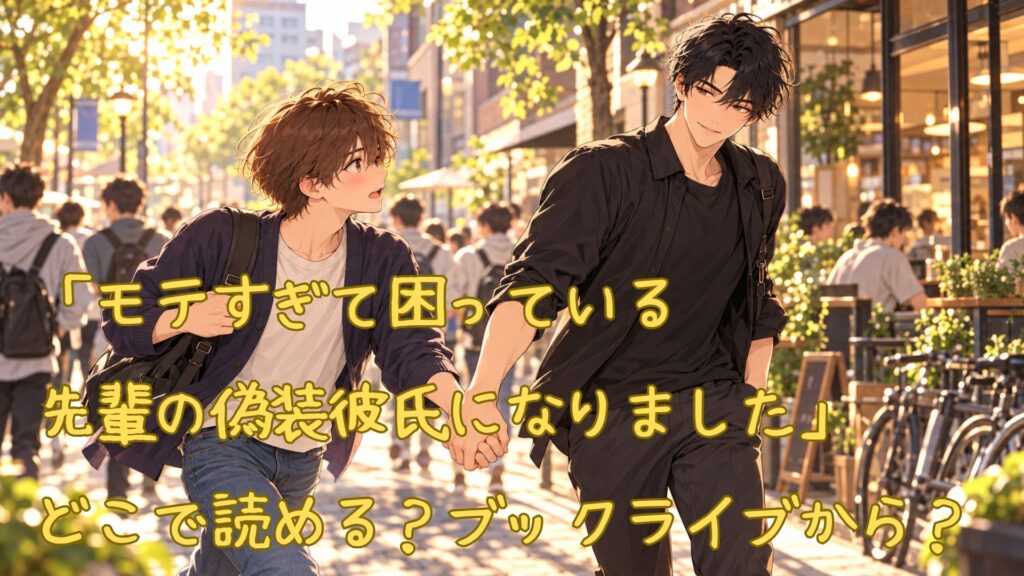 漫画「モテすぎて困っている先輩の偽装彼氏になりました」はどこで読める